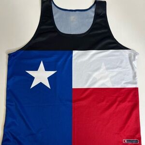 Boathouse Men's Texas State Flag Performance Running Tank Top - Size Large